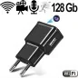 IP-HD SpyCam im USB-Netzteil, 128 Gb