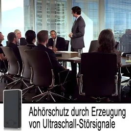 ULTRASCHALL-AUDIOBLOCKER – Abhörschutz Lauschabwehr – Ansicht 4