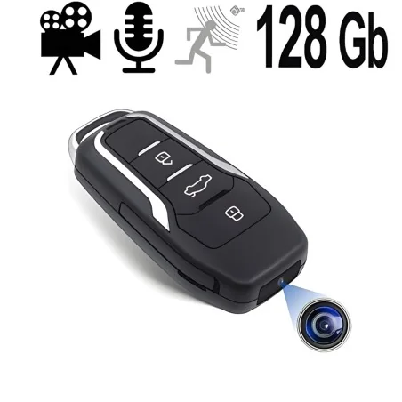 HD SpyCam im Car-Key Design, 128 GB – Spionage Video-Minikameras – Ansicht 1