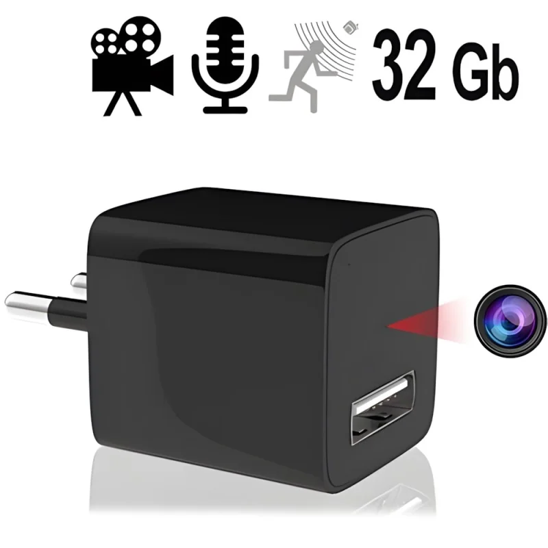 HD-SpyCam im Mini-USB-Netzteil HD-SpyCam im Mini-USB-Netzteil