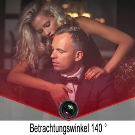 IP-LAN HD-Spycam im Wecker, 128Gb