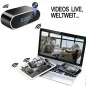 IP-LAN HD-Spycam im Wecker, 128Gb