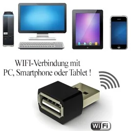 WiFi USB-Keylogger Mini, 16 GB – PC-Überwachung & Social Media – Ansicht 3