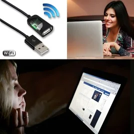 WiFi-LAN USB-Kabel Keylogger, 16 Gb – PC-Überwachung & Social Media – Ansicht 3