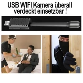 Flex-Cam Spionkamera mit USB und WiFi – Spionage Video-Minikameras – Ansicht 3