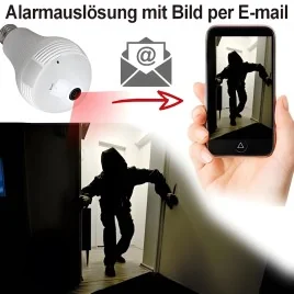 WIFI HD-SpyCam in LED-Lampe – Spionage Video-Minikameras – Ansicht 4