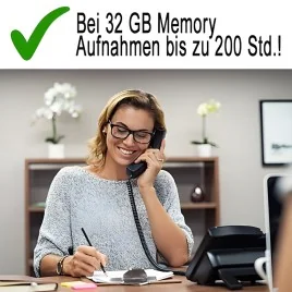Mini Automatic-Telefonrecorder – Telefon-Audiokontrolle – Ansicht 4