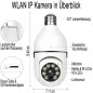 WIFI HD-SpyCam in Schwenk-LED-Lampe