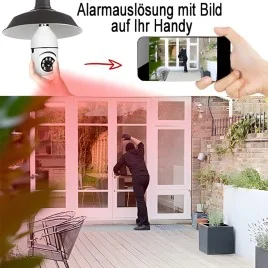 WIFI HD-SpyCam in Schwenk-LED-Lampe – Spionage Video-Minikameras – Ansicht 4
