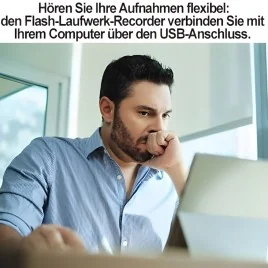 Glühbirne SPY-Recorder, Audiowanze (VAS) – Diskrete Sprachrecorder – Ansicht 4