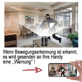 WIFI-IP-HD SpyCam getarnt im Bluetooth-Lautsprecher – Spionage Video-Minikameras – Ansicht 3