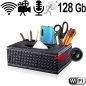 Wifi SpyCam in Schreibtisch Organizer-Kosmetiktücherbox