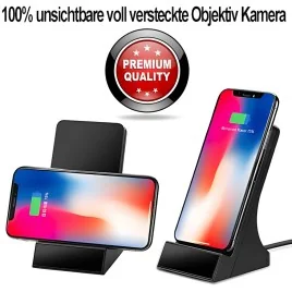 IP-LAN-HD-SpyCam in Handy-Ladestation – Spionage Video-Minikameras – Ansicht 4