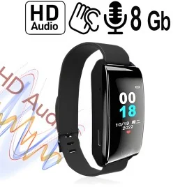 Digital Armband Uhr SPY-Recorder, 8 GB – Spionage Video-Minikameras – Ansicht 1