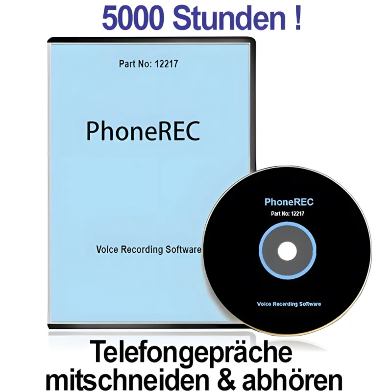 PHONEREC 1.8, Autom. PC-Telefonmittschnitt PHONEREC 1.8, Autom. PC-Telefonmittschnitt