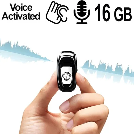 SPY-Recorder in Fernbedienung-Gehäuse, 16GB – Diskrete Sprachrecorder – Ansicht 1