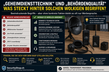 „Geheimdiensttechnik“ und „Behördenqualität“ – was steckt hinter solchen wolkigen Begriffen?