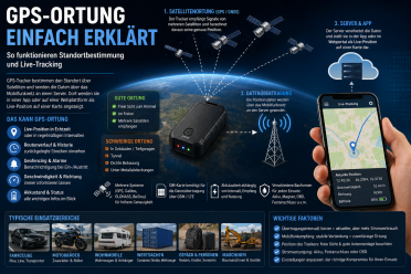 GPS-Ortung einfach erklärt: So funktionieren Standortbestimmung und Live-Tracking