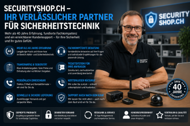 Warum SecurityShop.ch ein verlässlicher Partner für Sicherheitstechnik ist